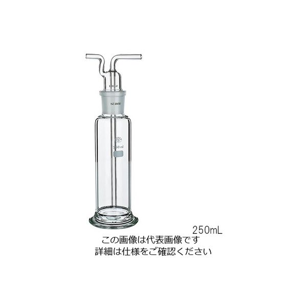 Kavalierglass ガス洗浄瓶 100mL 2450/100 1式 3-6015-01（直送品）