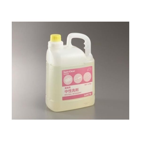 アズワン 業務用中性洗剤 SaniーClear (サニクリア) 4.5kg×1本入 N4500 1本 3-5374-01（直送品）