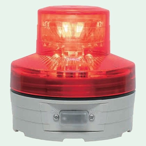 トーアン 電池式小型LED回転灯 ニコUFO 赤 32-311 1個（直送品）
