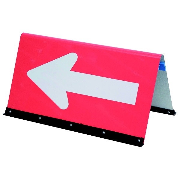 トーアン 道路標示 矢印板（ガルバニウム） 500×900 34-042 1枚（直送品）