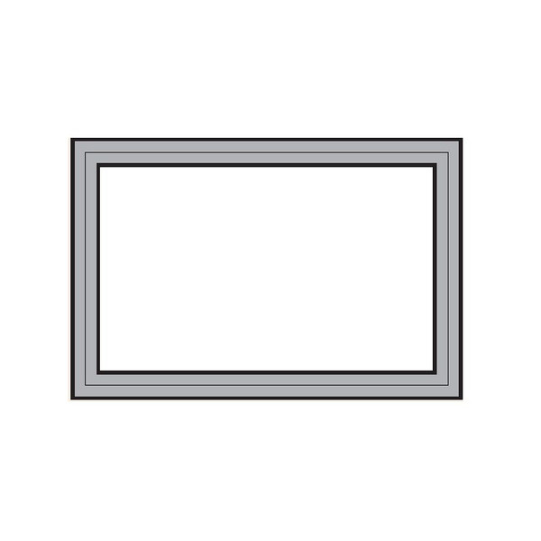 トーアン 壁掛ホワイトボード 壁掛ウケ付7200-1W ホワイトボード300×450 46-263 1台（直送品）