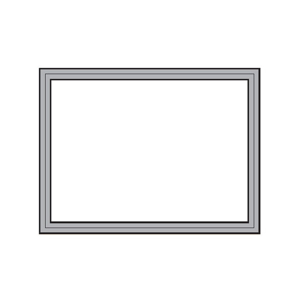 トーアン 壁掛ホワイトボード 壁掛ウケ付7202-2W ホワイトボード450×600 46-265 1台（直送品）