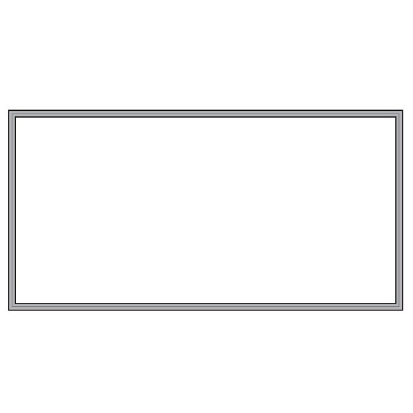 トーアン 壁掛ホワイトボード 壁掛ウケ付7208-5Wホワイトボード900×1800 46-271 1台（直送品）