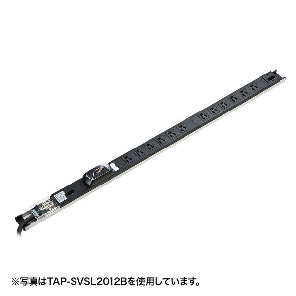 サンワサプライ 19インチサーバーラック用コンセント（30A） TAP-SVSL3018B20（直送品）