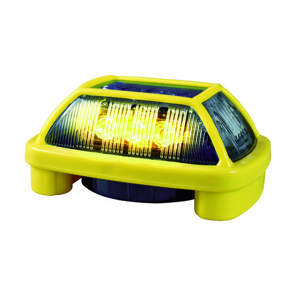 日惠製作所 NIKKEI ニコハザードFAB VK16H型 LED警告灯 黄 VK16H-004F3Y 1個(1台) 818-3275（直送品）