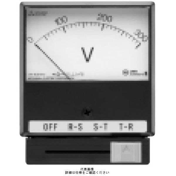 交流電圧計 YR-10UNAV B 0-300V DRCT（直送品）