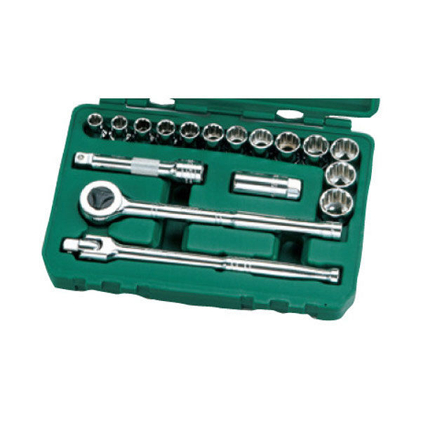 SATA 17pcs 1/2”DR.ソケットセット RS-09086 SATA Tools（直送品）