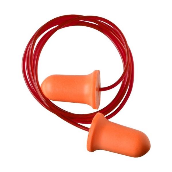 川本産業 ケー エクセレント 使い捨て耳栓 FEPー01C コード付き FEP-01C 1組 439-0593（直送品）