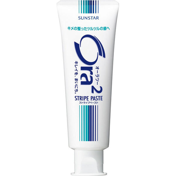 Ora2（オーラツー）ストライプペースト 140g 歯磨き粉 口臭・虫歯予防 1セット（5本）サンスター