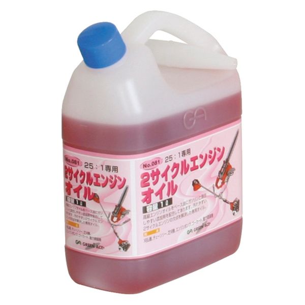 グリーンエース #081 2サイクルエンジンオイル(25:1) 1L #146081　1個（直送品）