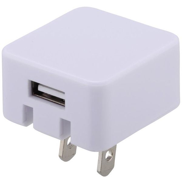 オーム電機 ACアダプター USB 1A MAV-AU1-W 5個