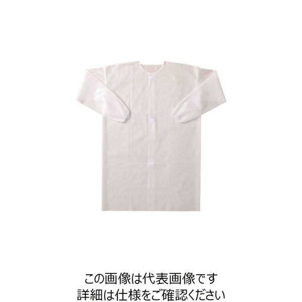 東京メディカル 不織布製使い捨て白衣 10枚入り FG-320 1袋(10枚) 217-9890（直送品）