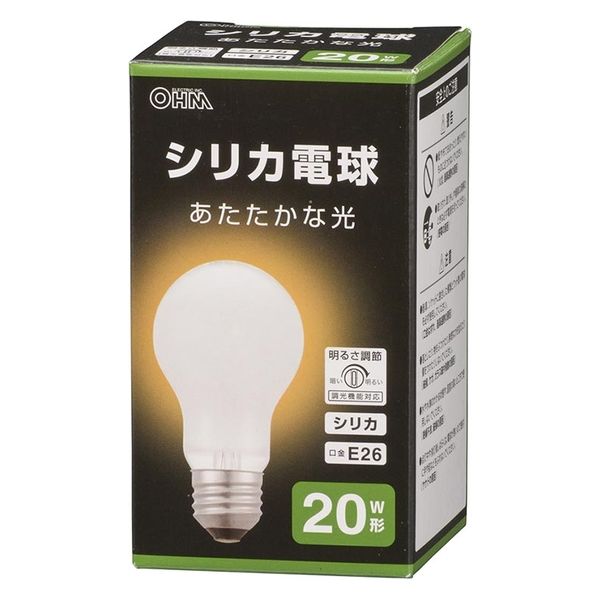 オーム電機 シリカ電球２０Ｗ１Ｐ 06-4732 1個