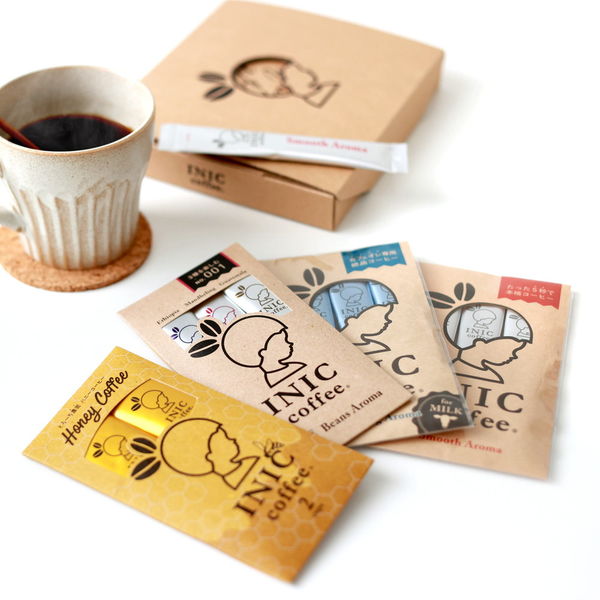 AoyamaLab ギフトカード　御祝熨斗　お祝い　贈り物に　INIC coffee 詰め合わせセット2　二重封筒（直送品）