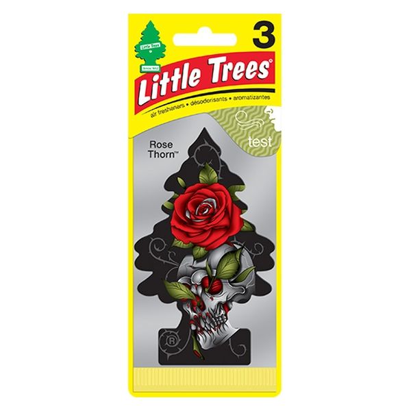 CAR-FRESHNER LittleTrees（リトルツリー） RoseThorn MultiPack 3 0076171373083（直送品）