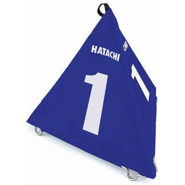 HATACHI(ハタチ) グランドゴルフ ホール表示板 BIGさんかく表示板 6 ブルー BH4210 1個（直送品）