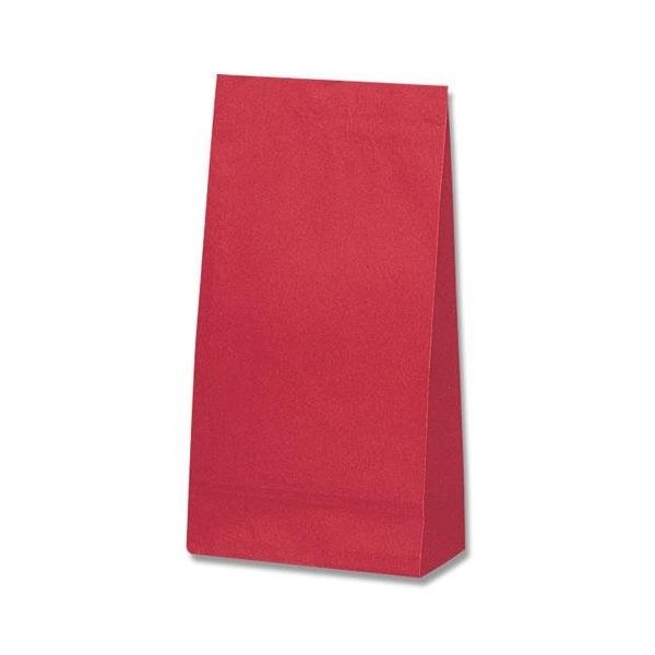 エスコ 180x105x350mm カラー紙袋(赤/100枚) EA927SB-64 1セット(500枚:100枚×5束)（直送品）