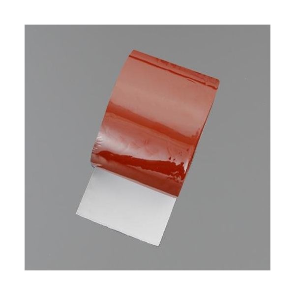 エスコ 50mmx 2m 識別用アルミ粘着テープ(暗赤) EA944SE-122 1セット(10巻)（直送品）