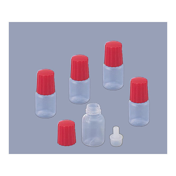 ケーエム化学 Ａ点眼容器　５ｍＬセット赤 5mLセット 1箱（100個） 0-8175-03