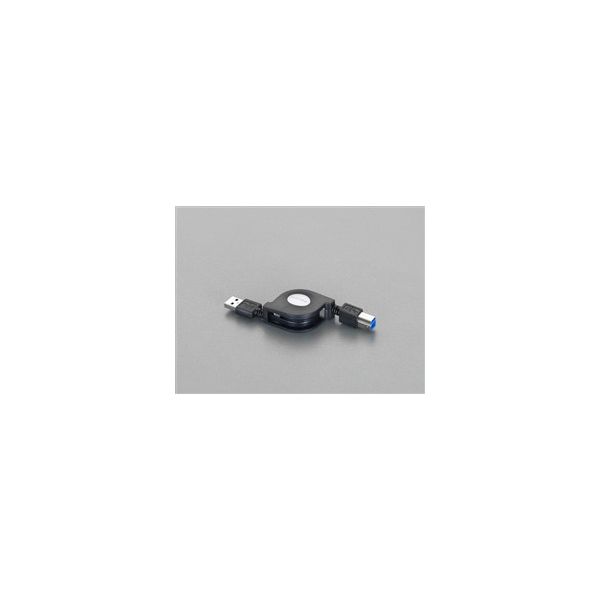 エスコ 0.7m USB延長ケーブル(ABタイプ) EA764AC-15A 1セット(2m:1m×2個)（直送品）