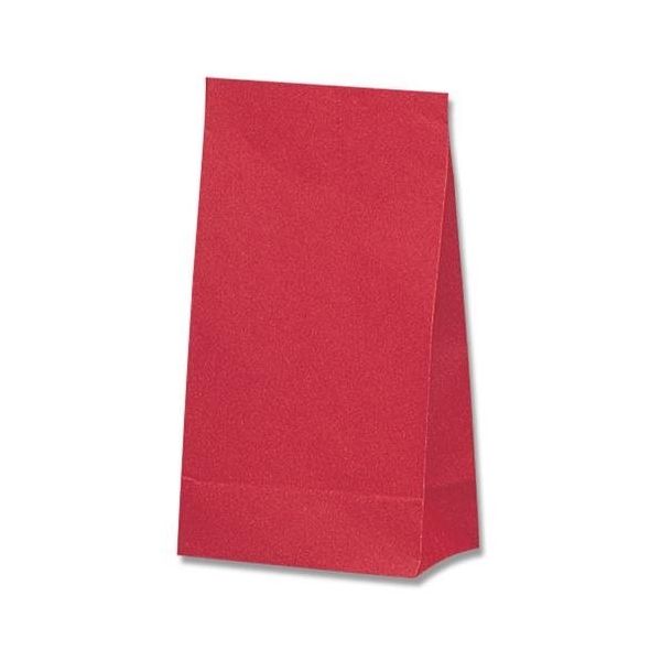 エスコ 150x 90x280mm カラー紙袋(赤/100枚) EA927SB-62 1セット(500枚:100枚×5束)（直送品）