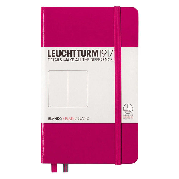 LEUCHTTURM1917 ロイヒトトゥルム 344806 ノート A6 無地 ベリー 344806 1冊（直送品）