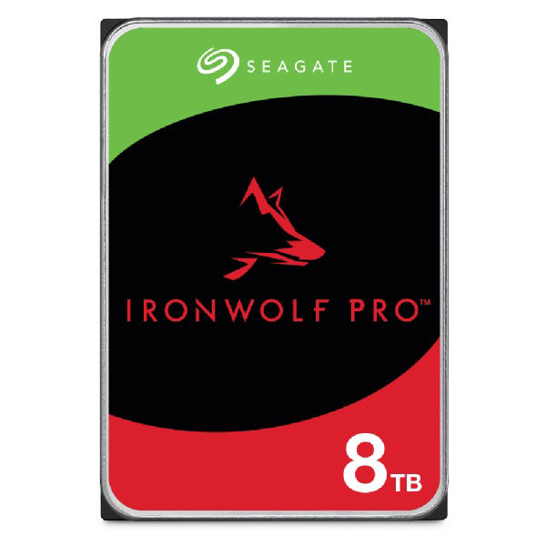 Seagate IronWolf Pro HDD 3.5inch SATA 6Gb/s 8TB 7200RPM 256MB 512E ST8000NT001