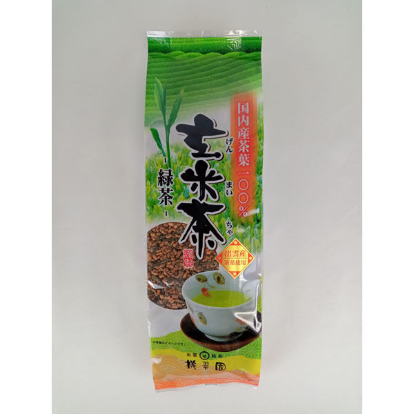 桃翆園 玄米茶 410g×5袋 4975115508634 1箱（直送品）