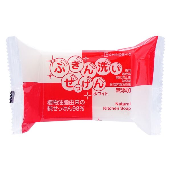 地の塩社 ふきん洗いせっけん-ホワイト-120g(セット販売：36個) 4982757816041 1セット(36個)（直送品）