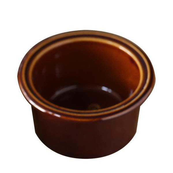 フリート ココット 9cm 箸休め 陶器 食器 日本製 キャラメル 298857 1個（取寄品）