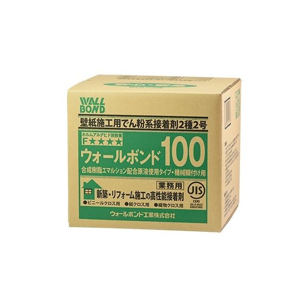 ウォールボンド工業 ウォールボンド100 18kg 102002 1箱（直送品）