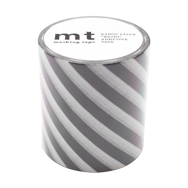 mt マスキングテープ ストライプ・ブラック　[50mm×7m] MT5W380 1個 カモ井加工紙（直送品）