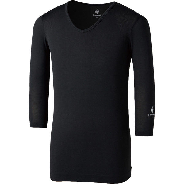 明石スクールユニフォームカンパニー ユニセックスインナーTシャツ ブラック LL UQM8007-3-LL 1枚（直送品）