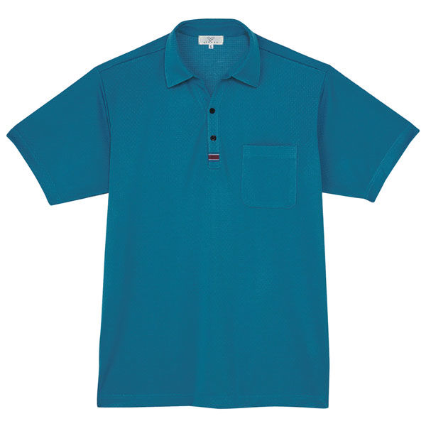 トンボ キラク　ニットシャツ　インクブルー　3L CR214-76-3L 1枚（取寄品）