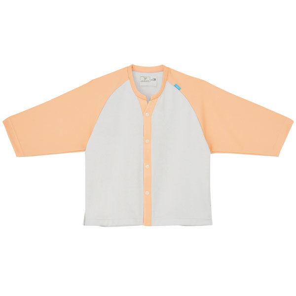トンボ キラク　子ども用前開きシャツ　オレンジ　130 CV221-12-130 1枚（取寄品）