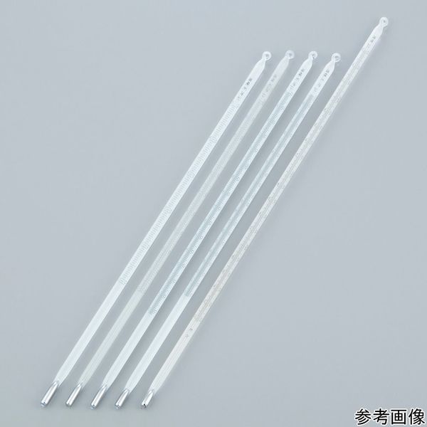 アズワン 留点温度計 0～50℃ 最小目盛0.5℃ 300mm 1個 4-4613-01（直送品）