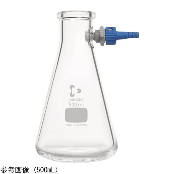 DWK Life Sciences 吸引ろ過瓶（PBT製チューブコネクター付）三角 100 212042452 4-3830-01（直送品）