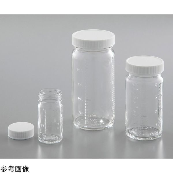 Qorpak 成形メモリ付きガラス瓶 480mL 239218 1本 4-4318-04（直送品）