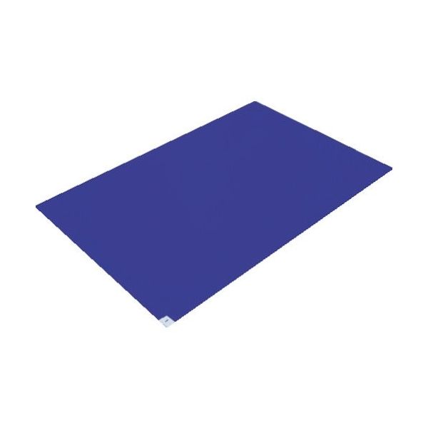 トラスコ中山 TRUSCO 粘着クリーンマット 600×450MM ブルー 1シート 30枚入 CM6045-1P-B 246-4648（直送品）