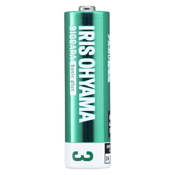 アイリスオーヤマ BIGCAPA basic plus アルカリ乾電池　単3形12本パック LR6Bbp/12S 1パック（12本入）（直送品）