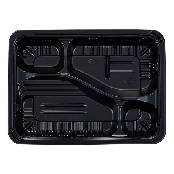 タカギ産業 弁当容器　TSR-23-17-1 黒 本体　900枚(50枚×18) 2004854（直送品）