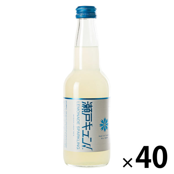 齋藤飲料工業 瀬戸キュン！レモネードスパークリング 瓶 330ml 1セット（40本）