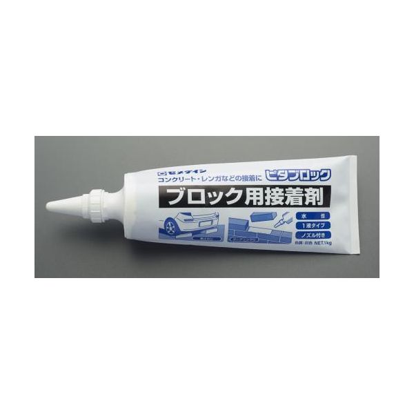 エスコ 1kg 強力接着剤(ブロック・レンガ用) EA935N-36 1セット(3本)（直送品）