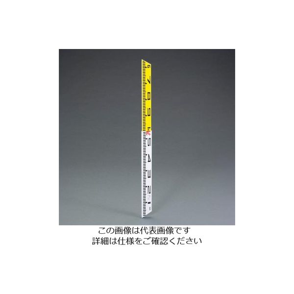 エスコ 60ー100cm 測量ロッド(アルミ製/横型) EA720ME-52 1本（直送品）