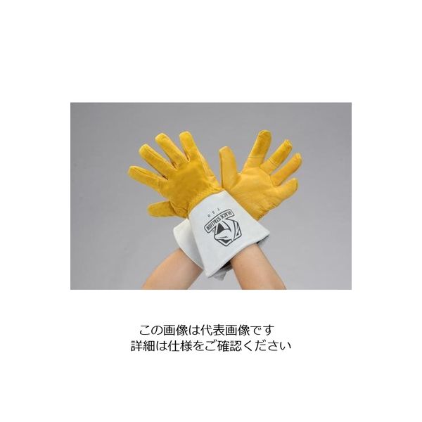 エスコ [XL] 手袋(溶接用・牛革) EA353AT-28 1双（直送品）