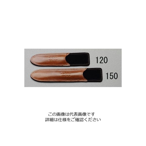 エスコ 120x30mm ピンセットケース(牛革製) EA595CS-120 1セット(10本:1本×10個)（直送品）