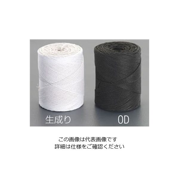 エスコ φ1.0x120m たこ糸(白) EA628AT-1 1セット(10巻)（直送品）