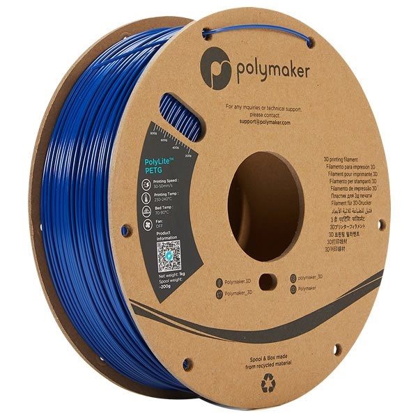 Polymaker PolyLite PETG (1.75mm, 1kg) Blue PB01007 1個(直送品)