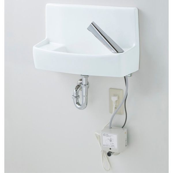 LIXIL 壁付手洗器（自動水栓・アクエナジー/泡沫式） L-A74TMB/BW1 1個（直送品）