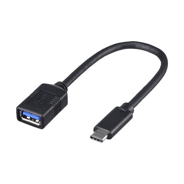 バッファロー USB3.1 Gen1変換ケーブル(Aメス to C) 0.15m ブラック BSUAMC311015BK 1個（直送品）